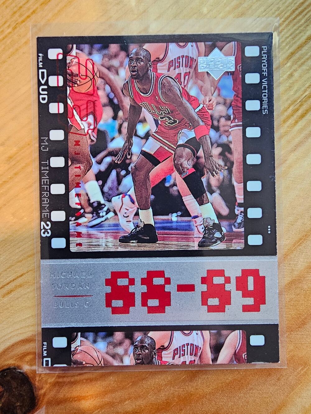 Michael Jordan 1998 Upper Deck Timeframe #28 - Bulls - 88-89 Playoff - NBA
